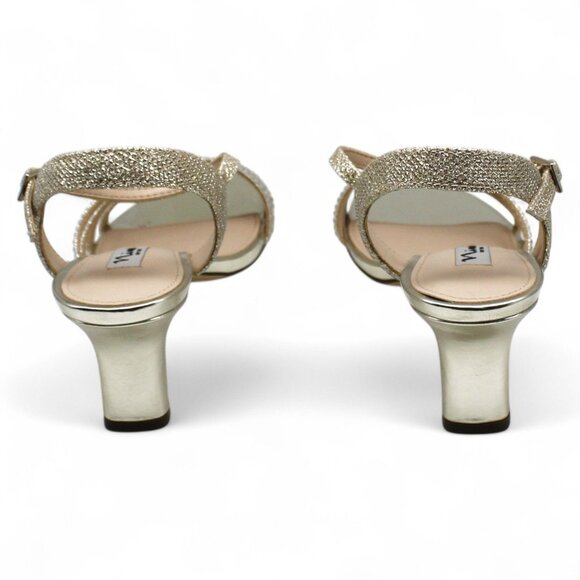 Nina Women's Nelena Evening Sandals - Light Gold - Picture 7 of 7